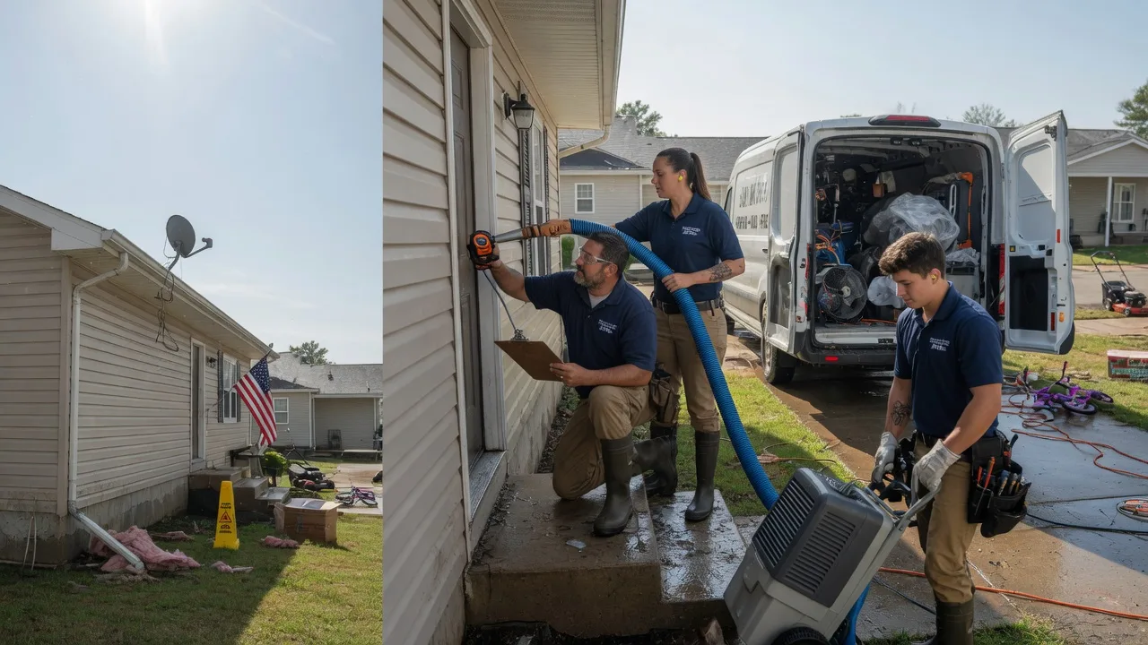 Ceiling Water Damage Restoration in Durham, OK near me